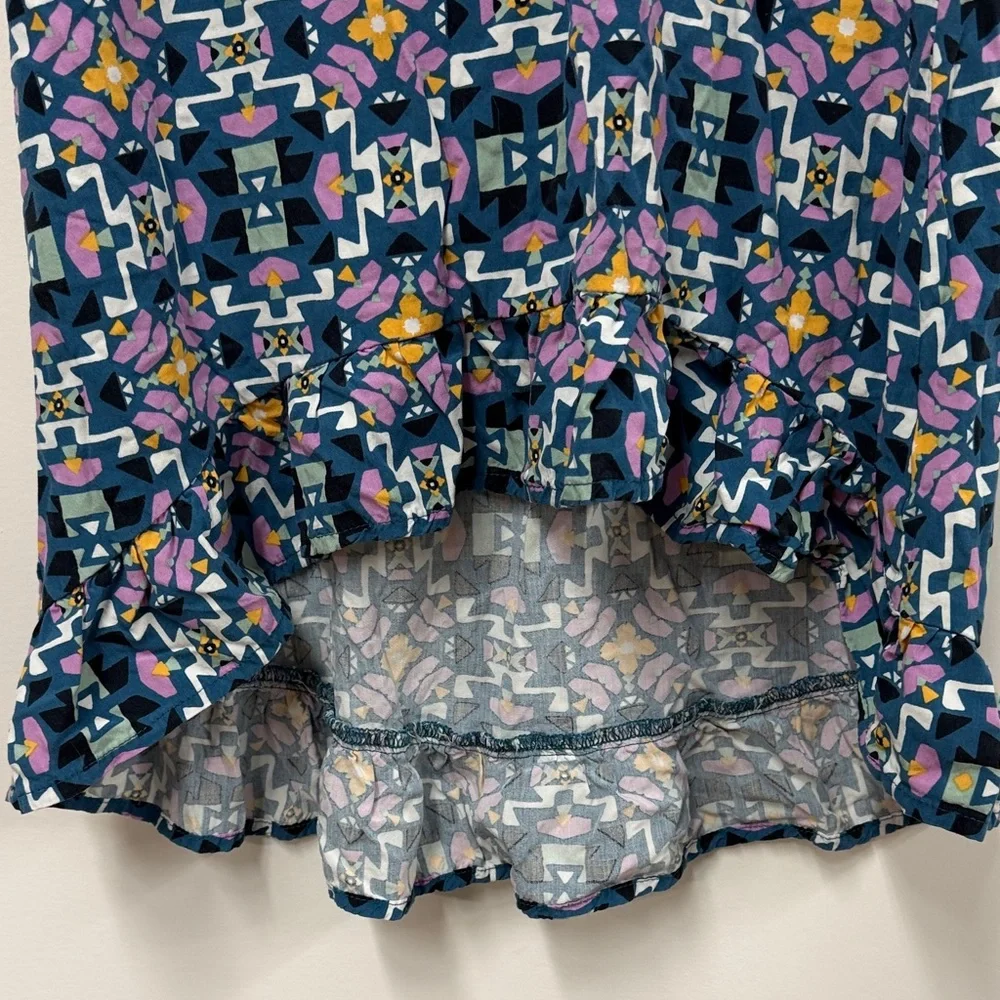 Wrangler Blue and Pink Geometric Dress S